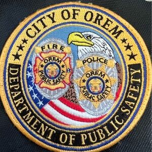 City of Orem Department Utah of Public Safety Patch